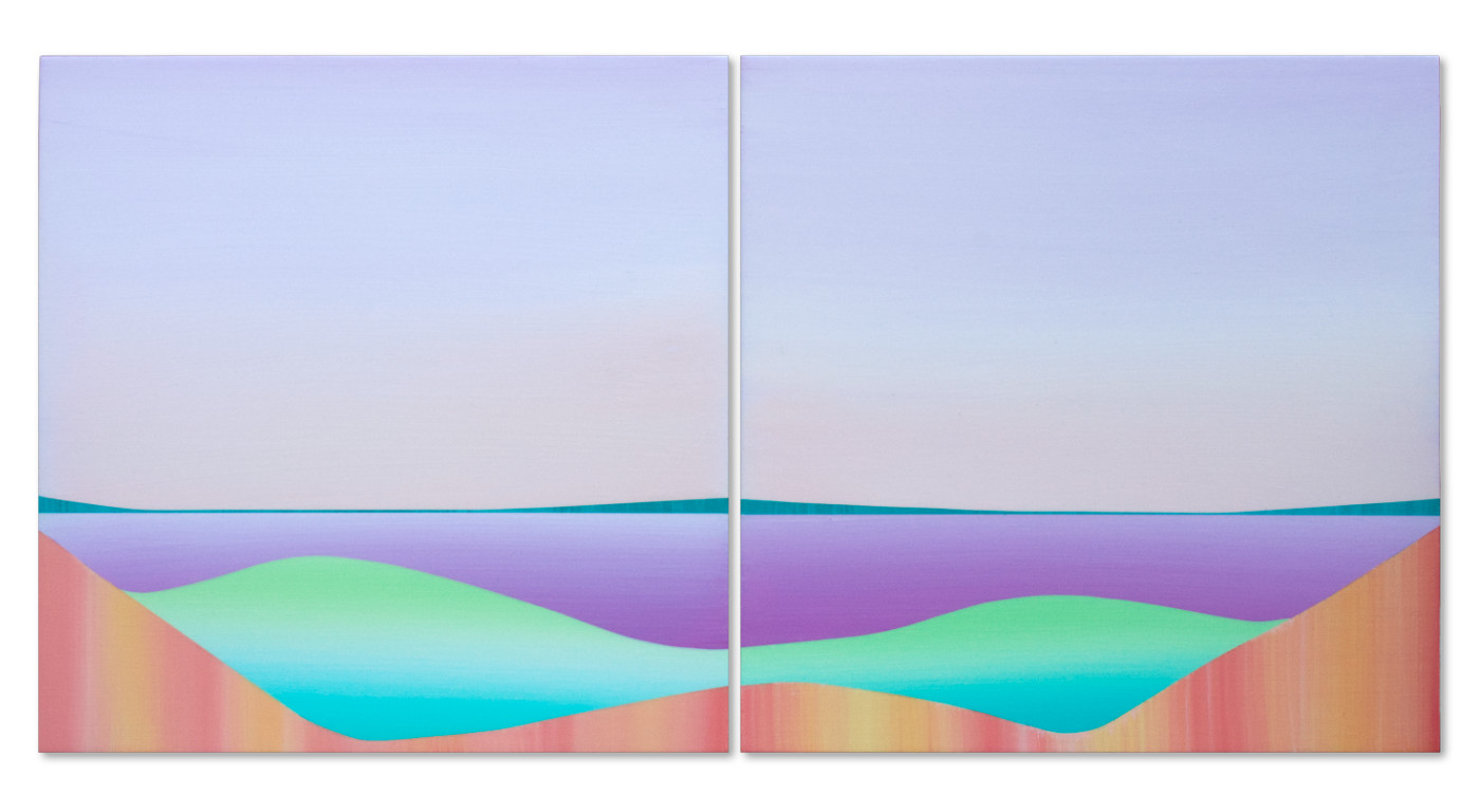 Two as One diptych by Karen Cole