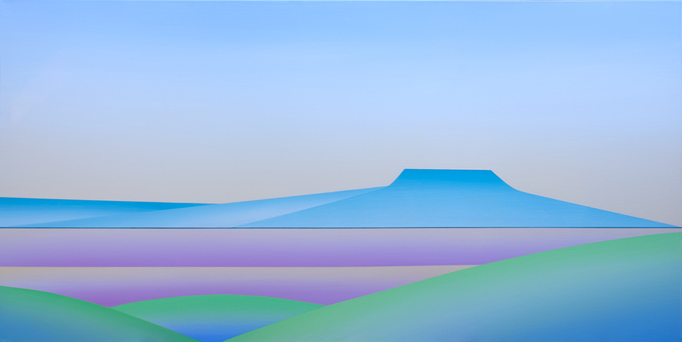 Kaleidoscopic Oasis painting by Karen Cole