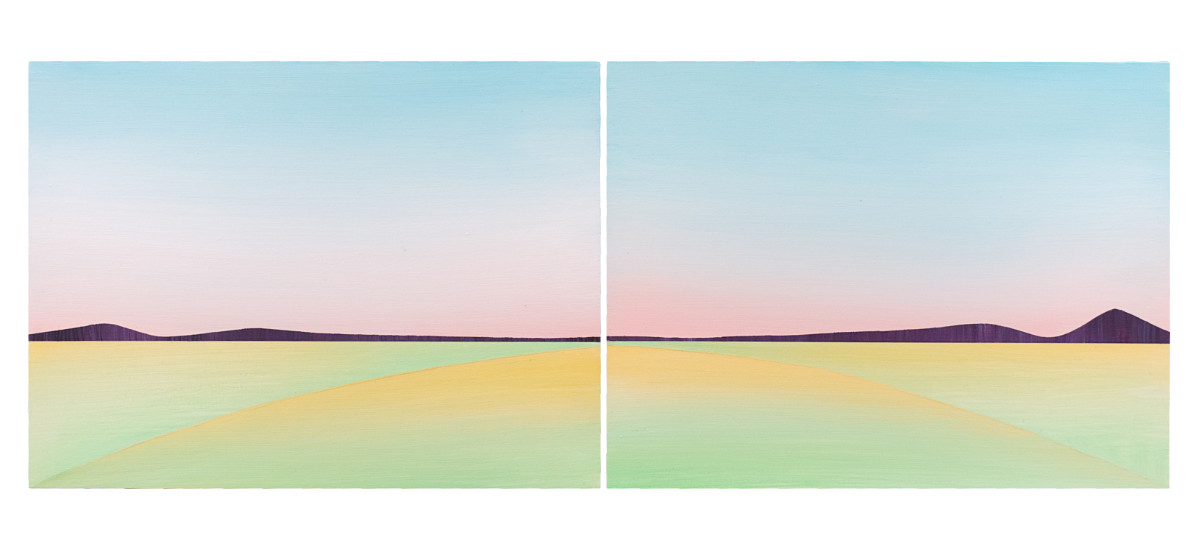 Karen Cole’s Distant Vistas Diptych