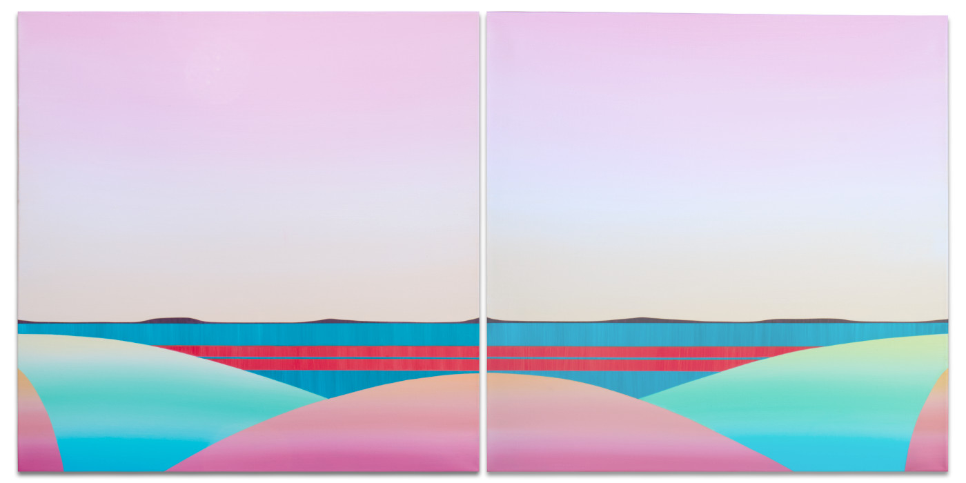 Karen Cole’s Eurythmic Vision diptych