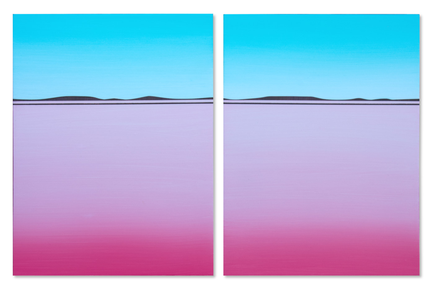 Karen Cole’s Red Sands diptych