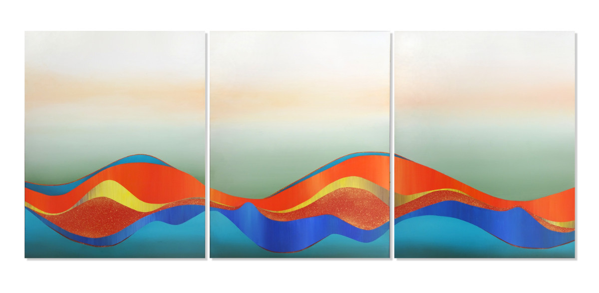 Karen Cole’s Rolling Dunes Triptych