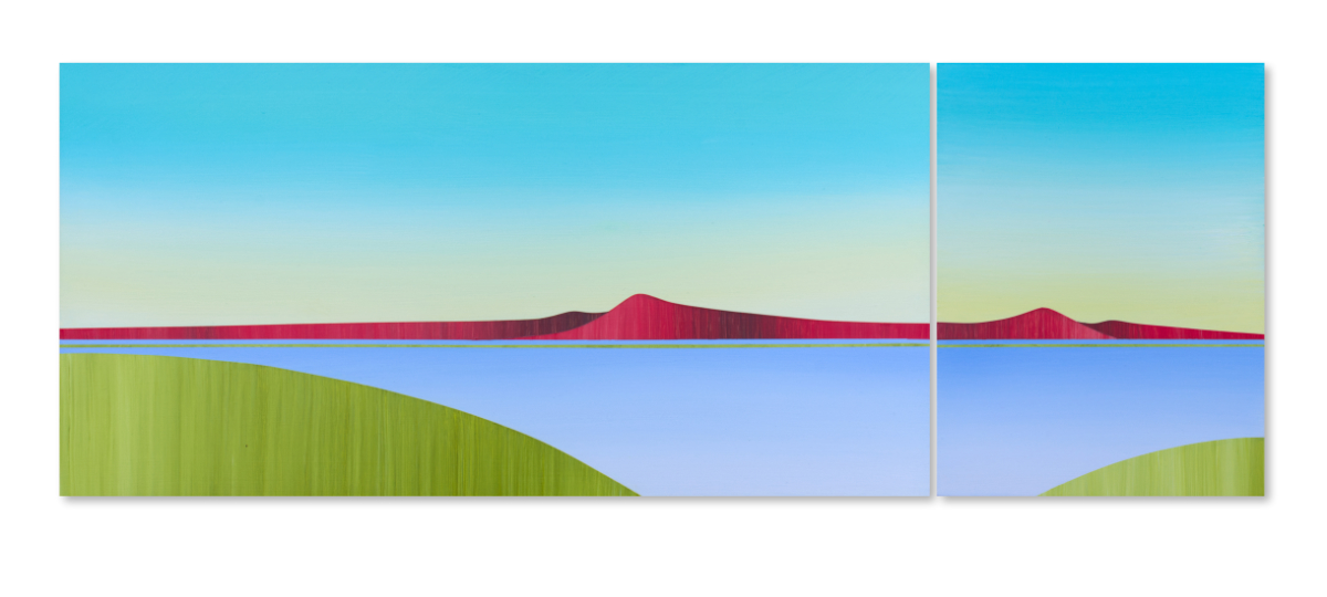 Karen Cole’s Inland Basin diptych